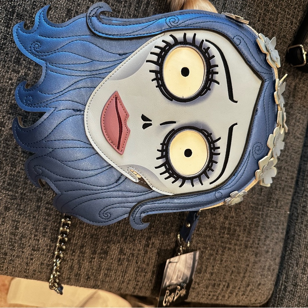 Emily face from corpse bride crossbody bag bnwt